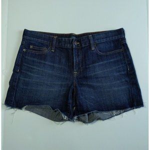 J.Crew Stretch Jean Shorts Hipslung Women's Size 10 Blue Denim Jean